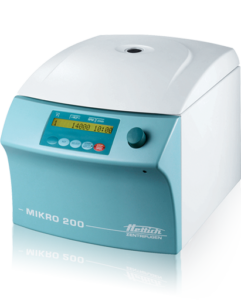 Hettich MIKRO 200, Microlitre Centrifuge, non-refrigerated, without rotor, 200-240 V, 50-60 Hz