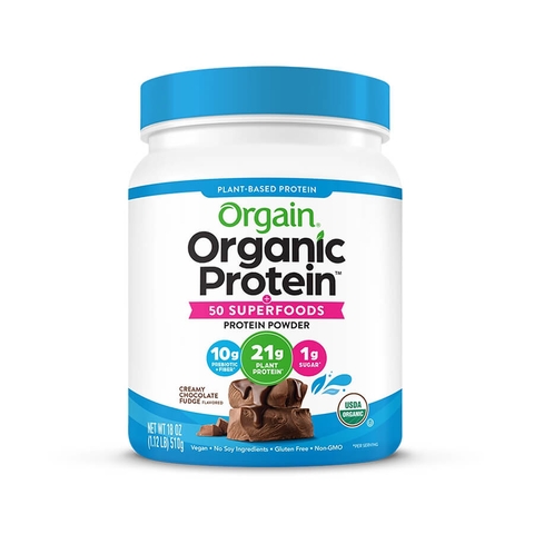 Orgain Organic Protein & Superfoods Plant Based Protein Powder, 1.121Lbs