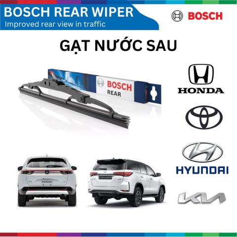 [Sỉ-Lẻ] Gạt mưa sau BOSCH Aero Rear, phù hợp các dòng xe Nhật Hàn, gạt nước sau Bosch