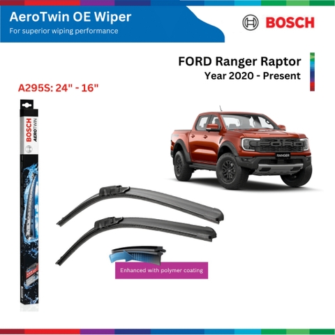 Bộ gạt mưa BOSCH AeroTwin Euro Set A295S 24