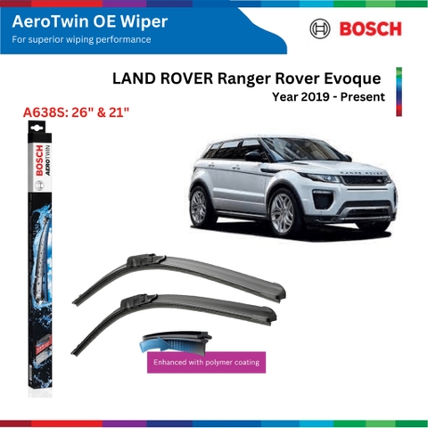 Bộ gạt mưa BOSCH AeroTwin Euro Set A638S 26
