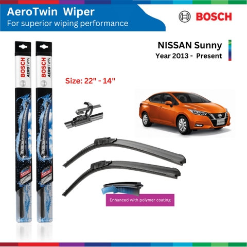 Bộ gạt mưa BOSCH AeroTwin  22