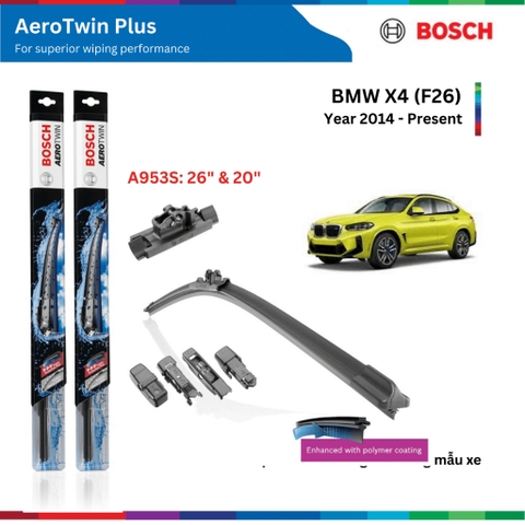 Bộ gạt mưa BOSCH AeroTwin Plus 26