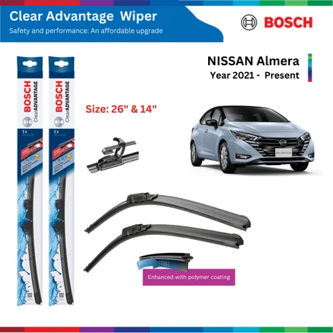 Bộ gạt mưa BOSCH Clear Advantage 26