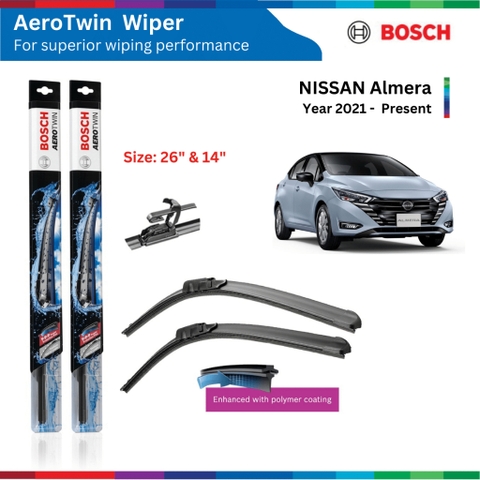 Bộ gạt mưa BOSCH AeroTwin 26