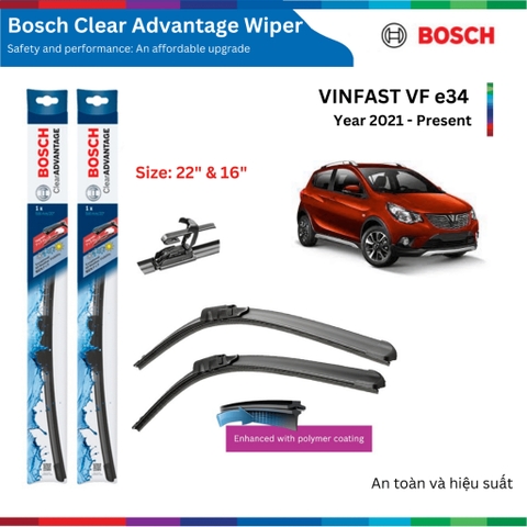 Bộ gạt mưa BOSCH Clear Advantage 22