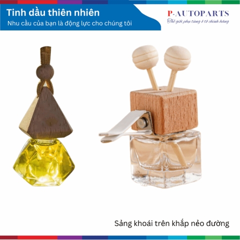 Lọ tinh dầu treo xe treo phòng, gài cửa gió ô tô, nguyên chất  Hoàng Đàn - Tuyết Tùng