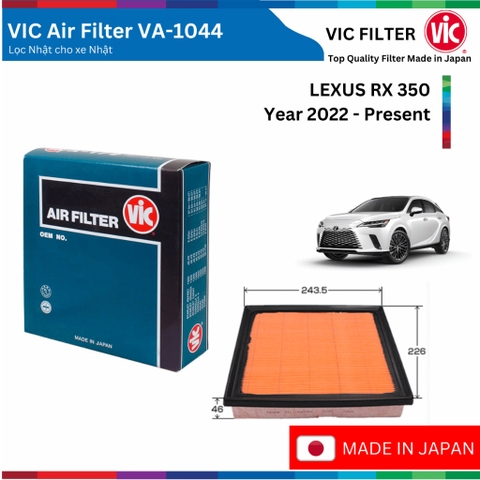 Lọc gió động cơ VIC Air Filter, LEXUS RX 350 đời xe 2022 đến nay