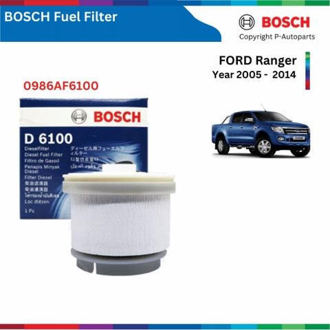 Bộ lọc nhiên liệu BOSCH Fuel Filter, FORD Ranger đời xe 2005 đến 2014