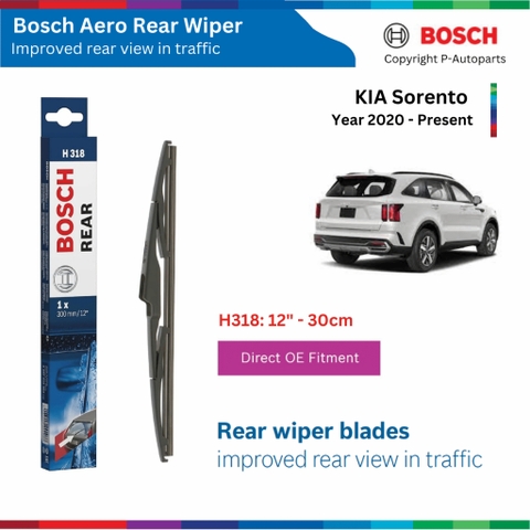 Gạt mưa sau BOSCH Rear xe KIA Sorento đời xe từ 2008 đến nay