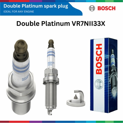 Bugi Double Platinum BOSCH VR7NII33X phù hợp dòng xe TOYOTA MAZDA RENAULT