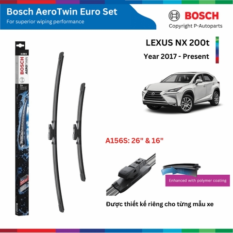 Bộ gạt mưa BOSCH AEROTWIN EURO SET 26