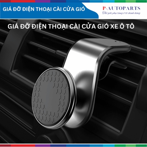 GIÁ ĐỠ ĐIỆN THOẠI XOAY 360 ĐỘ, KẸP CỬA GIÓ ĐIỀU HÒA XE HƠI, LOẠI TỪ TÍNH