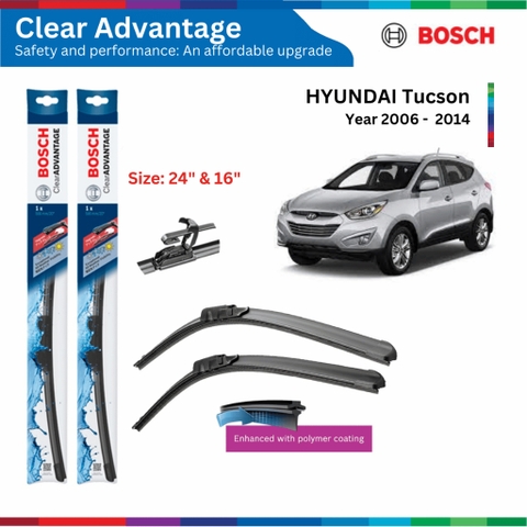 Bộ gạt mưa BOSCH Clear Advantage 24