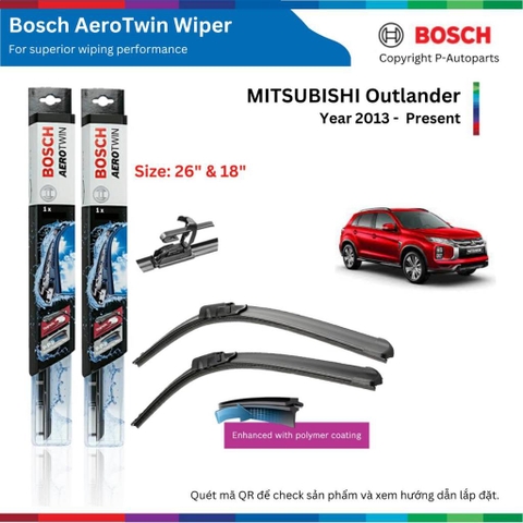 Bộ gạt mưa BOSCH AeroTwin 26