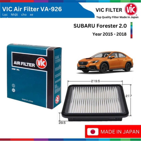 Lọc gió động cơ VIC xe SUBARU Forester đời 2015 đến nay