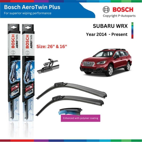Bộ gạt mưa BOSCH AeroTwin xe SUBARU WRX đời 2014 đến nay Chính hãng