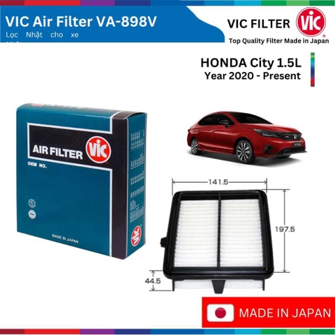 Lọc gió động cơ VIC xe HONDA City 1.5L đời 2020 đến nay