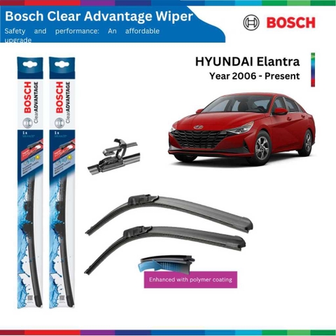 Bộ gạt mưa BOSCH Clear Advantage xe HYUNDAI Elantra đời 2006 đến nay
