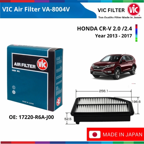 Lọc gió động cơ VIC xe HONDA CRV đời 2013 đến 2023