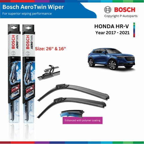 Bộ gạt mưa BOSCH AeroTwin xe Honda HRV đời 2017 đến nay