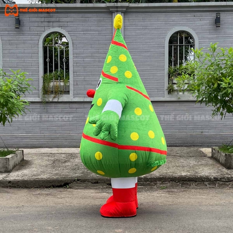 Mascot Hơi Cây Thông Noel