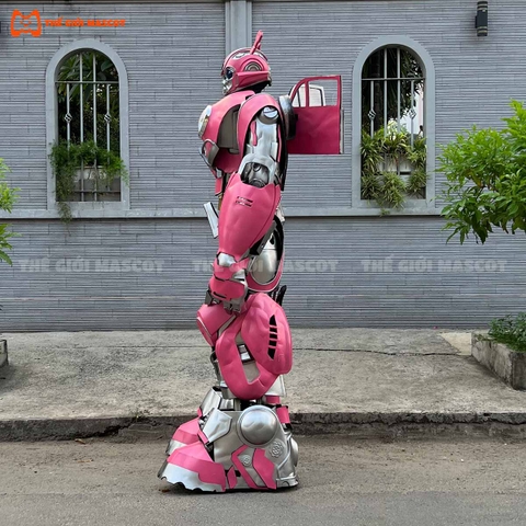 Robot Bumblebee Màu Hồng