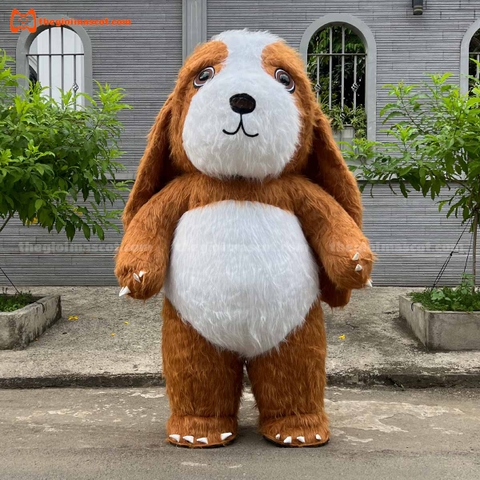 Mascot Hơi Chó Hush Puppies