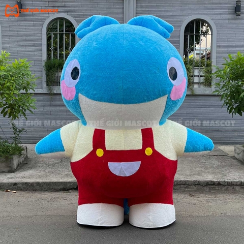 Mascot Hơi Cá Heo
