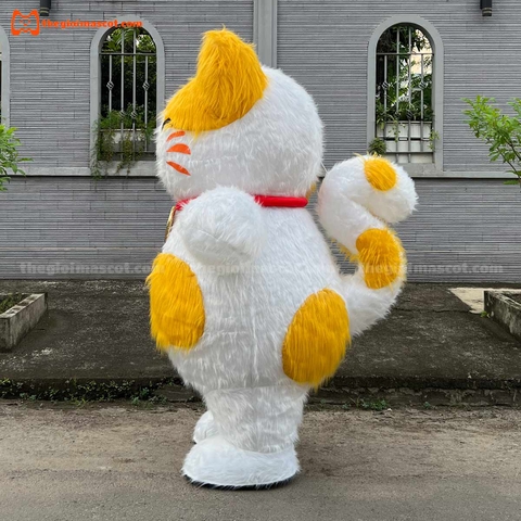 Mascot Hơi Mèo Thần Tài