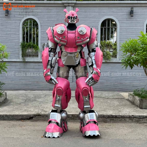 Robot Bumblebee Màu Hồng