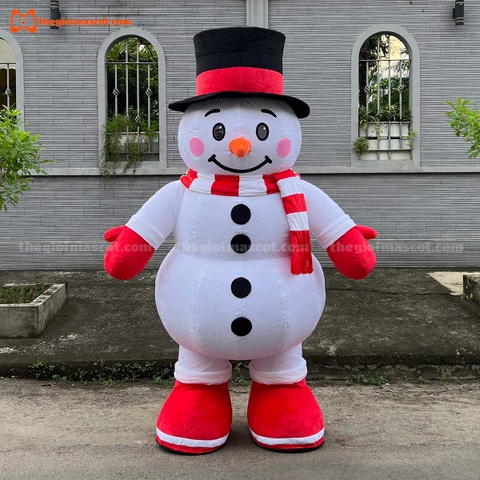 Mascot Hơi Người Tuyết Mẫu 2