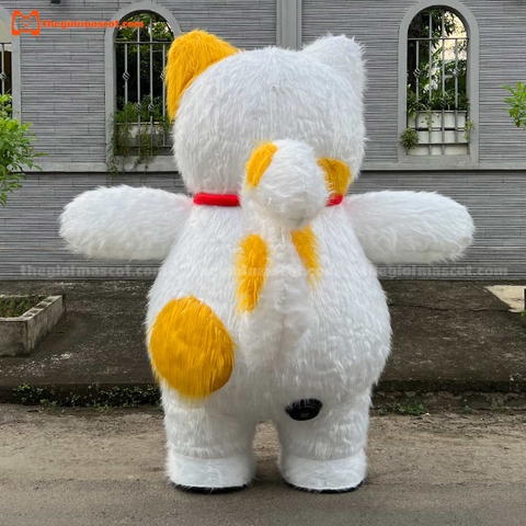 Mascot Hơi Mèo Thần Tài