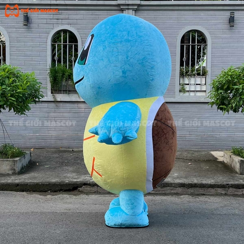 Mascot Hơi Pokemon Rùa Squirtle