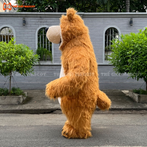 Mascot Hơi Gấu Masha