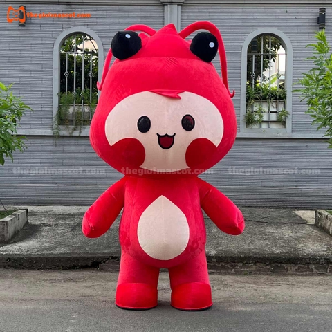 Mascot Hơi Con Tôm