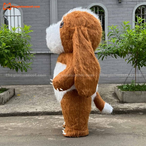 Mascot Hơi Chó Hush Puppies