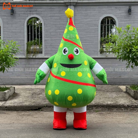 Mascot Hơi Cây Thông Noel