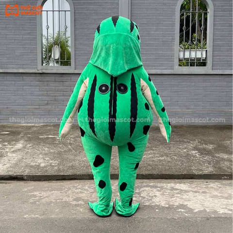 Mascot Ếch Môi Hồng