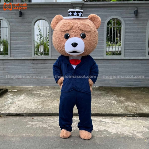 Mascot Gấu Lịch Lãm