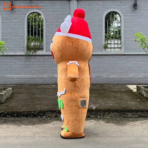 Mascot Hơi Bánh Quy Gừng Mẫu 1