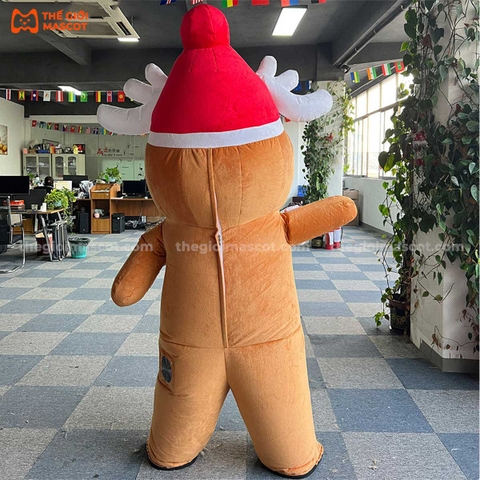 Mascot Hơi Bánh Quy Gừng