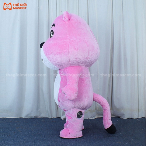Mascot Hơi Báo Hồng Nam
