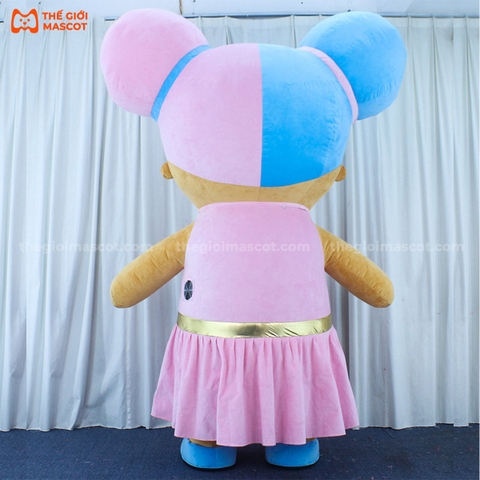 Mascot Hơi Bé Gái Khổng Lồ