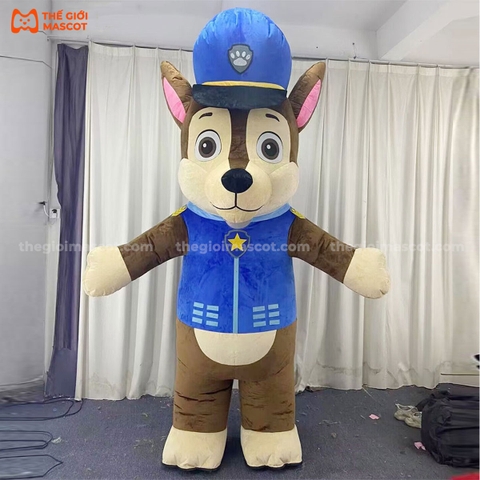Mascot Hơi Chó Cứu Hộ Chase