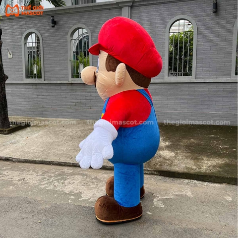 Mascot Hơi Mario Mũ Đỏ