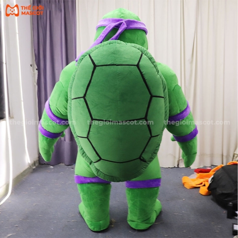 Mascot Hơi Ninja Rùa