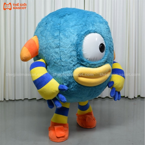 Mascot Hơi Quái Vật Một Mắt