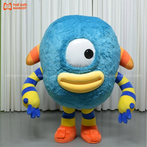 Mascot Hơi Quái Vật Một Mắt