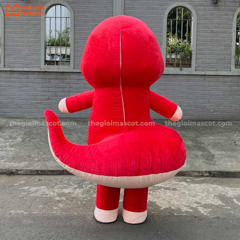 Mascot Hơi Rắn Mẫu 4 Màu Đỏ